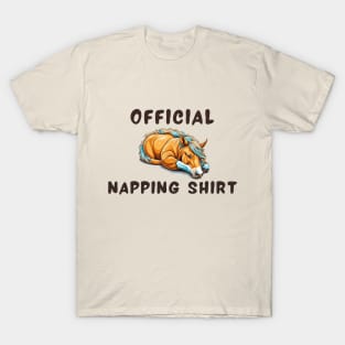 Napping shirt horse T-Shirt